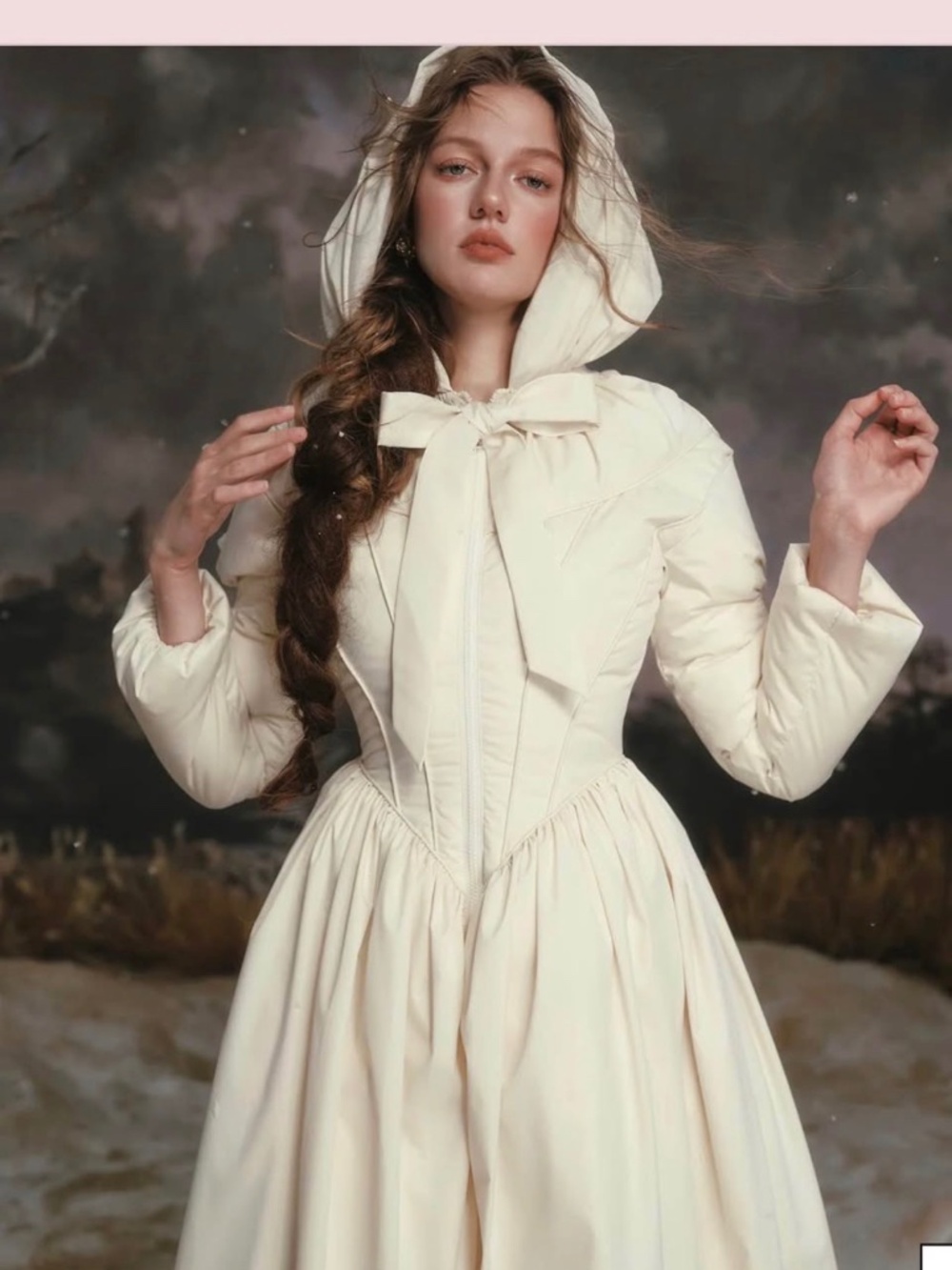 Lacemade White Warrior Down Coat (White)